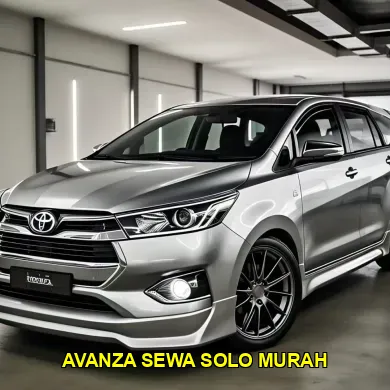 avanza sewa solo murah